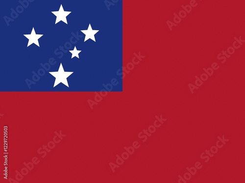 Official national flag of Samoa