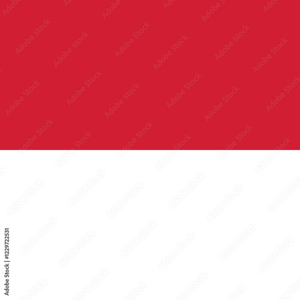 Official national flag of Monaco Official national flag of Monaco