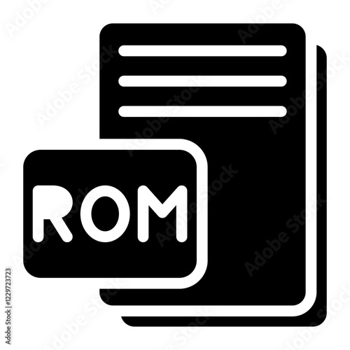 Vector Design ROM Icon Style