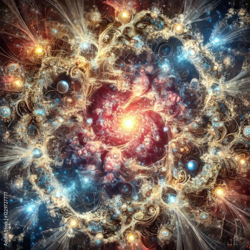 Fractal Galaxy a mesmerizing galaxy