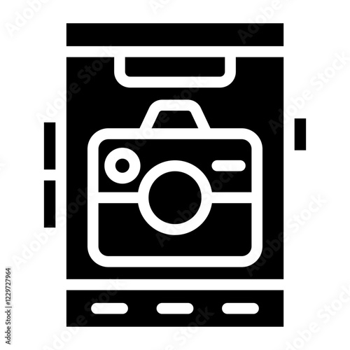 Vector Design Mobile Camera Icon Style
