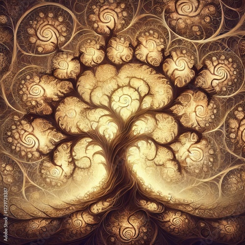 Fractal Tree and complexity Izobrajenie