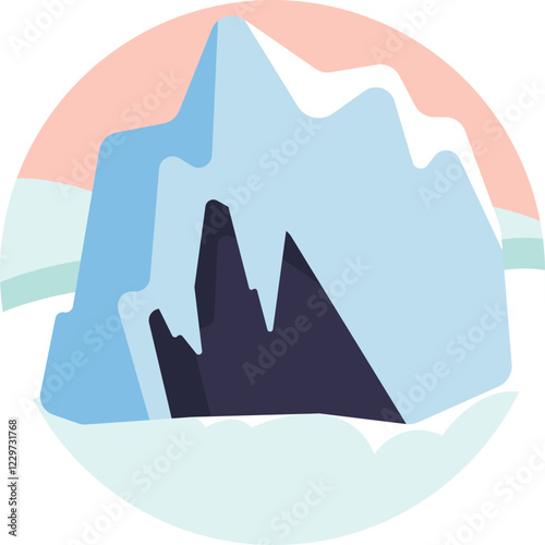 An iceberg is a massive piece of ice that breaks off from glaciers and drifts through Alaska’s cold waters.