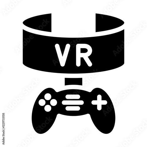 Vector Design Vr Gaming Icon Style