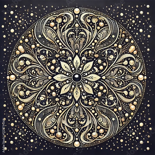Glitter A in festive design