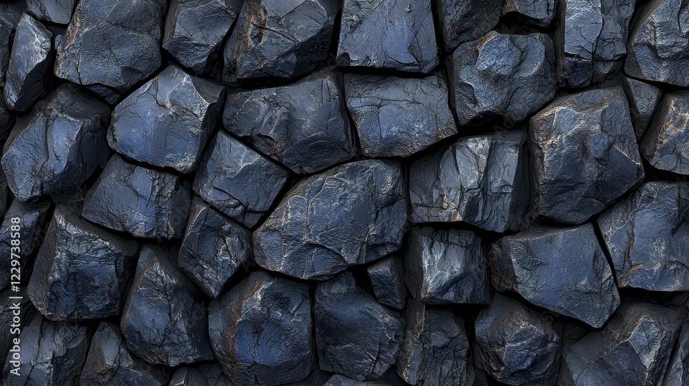 A close-up view of stacked black coal pieces, showcasing their rough texture and distinct shapes. A close-up view of stacked black coal pieces, showcasing their rough texture and distinct shapes.