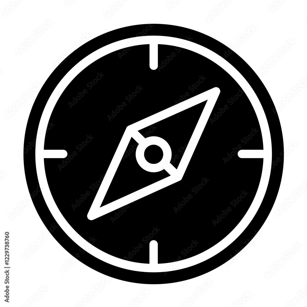 Vector Design Compass Icon Style Vector Design Compass Icon Style