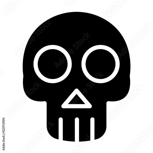 Vector Design Skull Icon Style