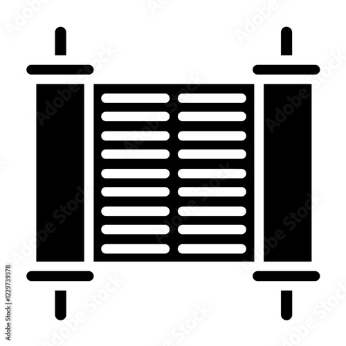 Vector Design Torah Icon Style