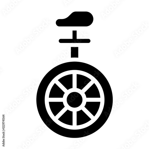 Vector Design Monocycle Icon Style