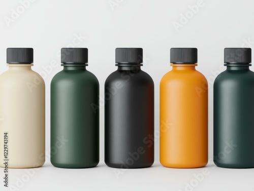 Thermo bottle in multiple colors displayed on a neutral background for product showcase