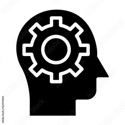 Vector Design Critical Thinking Icon Style