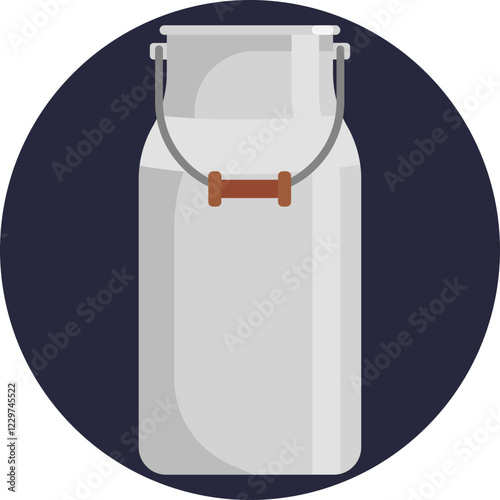A milk tank is used to store fresh milk in a cool, hygienic environment, ensuring it remains fresh before processing.