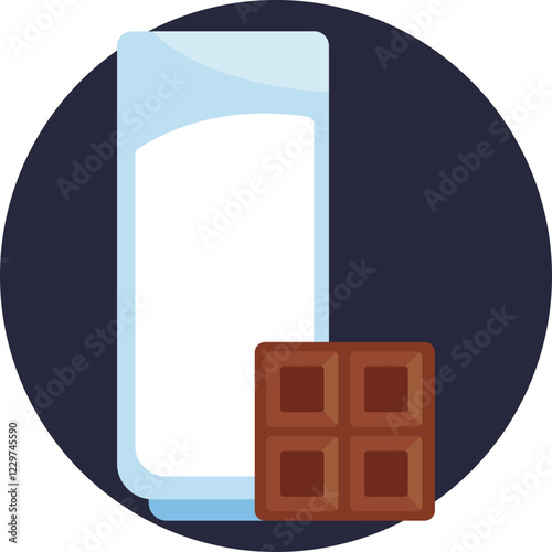 A glass of milk is a rich source of calcium, protein, and essential vitamins, promoting strong bones and overall health.