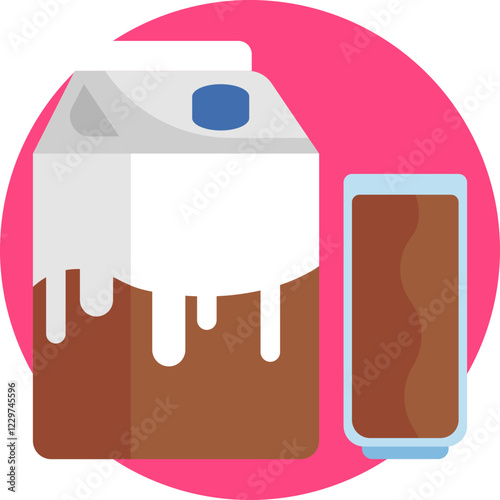 Chocolate milk is a popular drink made by mixing milk with chocolate syrup or powder, offering a rich and sweet flavor.