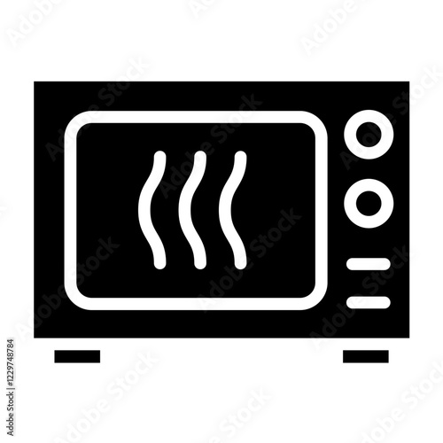 Vector Design Microwave Oven Icon Style