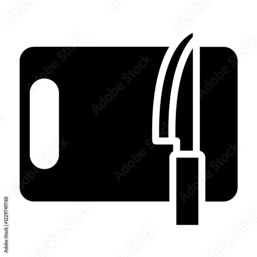 Vector Design Chopping Board Icon Style