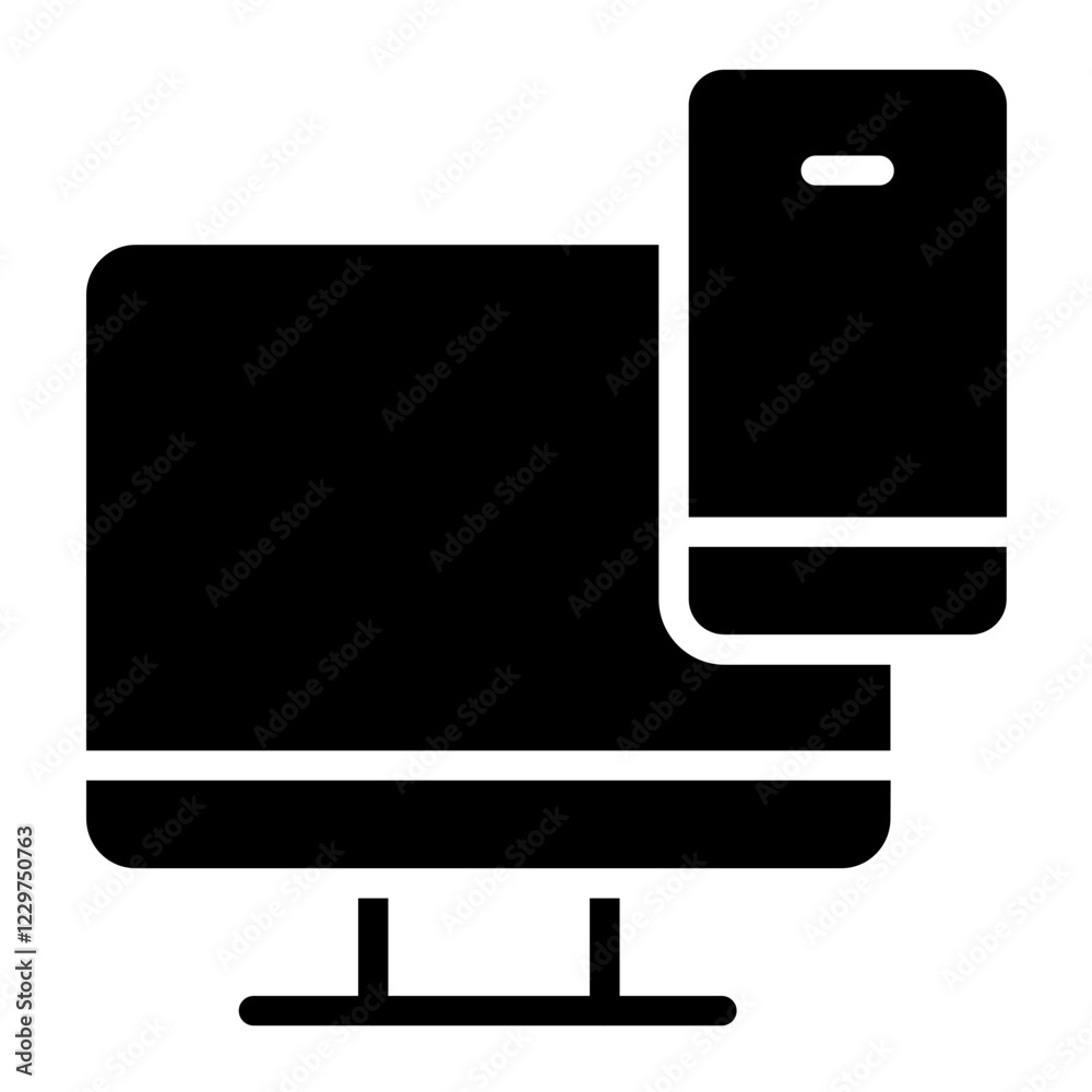 Vector Design Responsive Design Icon Style Vector Design Responsive Design Icon Style
