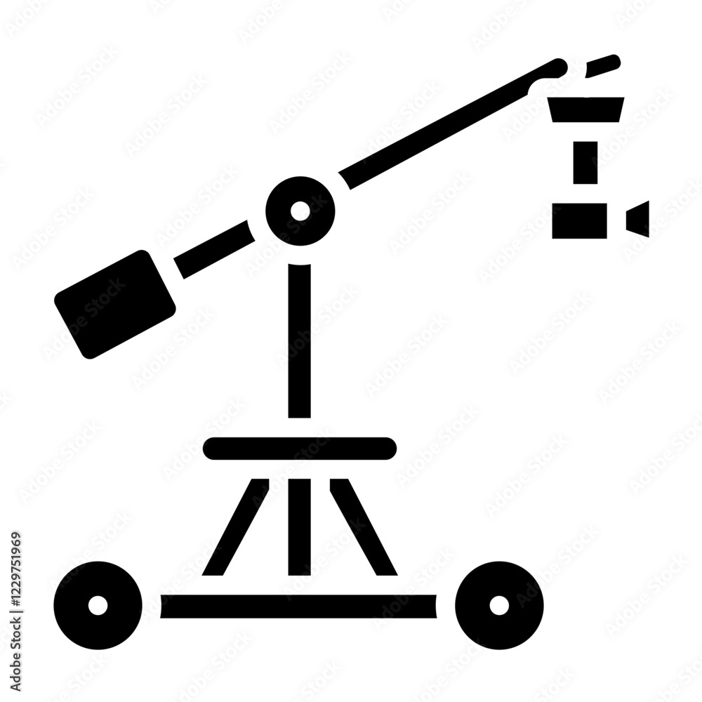 Vector Design Camera Crane Icon Style Vector Design Camera Crane Icon Style