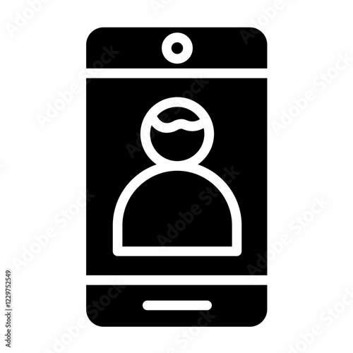 Vector Design Front Camera Icon Style