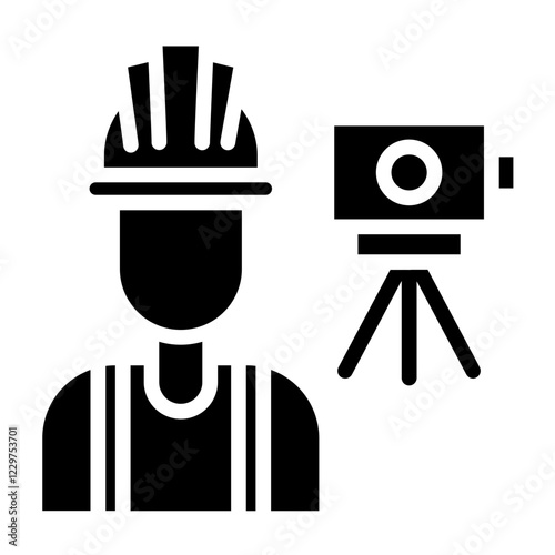 Vector Design Surveyor Icon Style