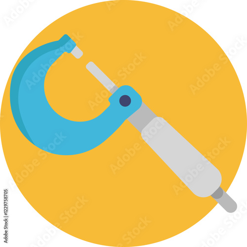 A micrometer is a measuring instrument used for highly accurate measurements of small objects, often in engineering and manufacturing.