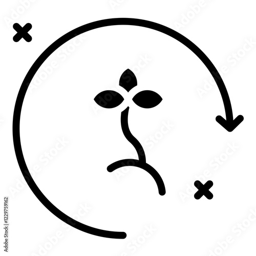 Vector Design Eco Initiative Icon Style