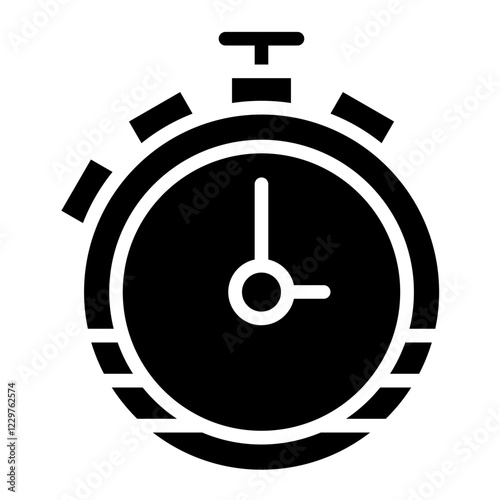 Vector Design Stopwatch Icon Style