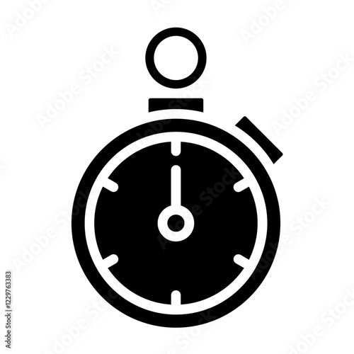 Vector Design Stopwatch Icon Style