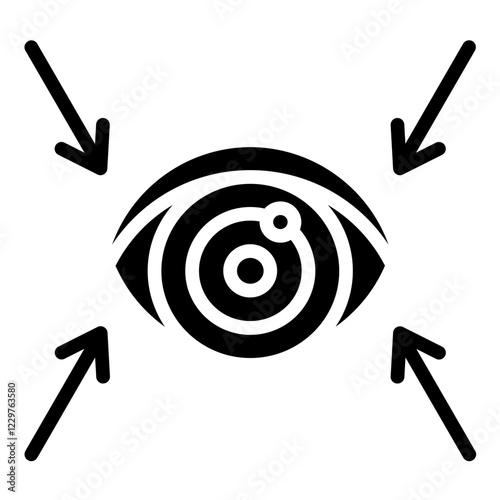 Vector Design Focus Icon Style