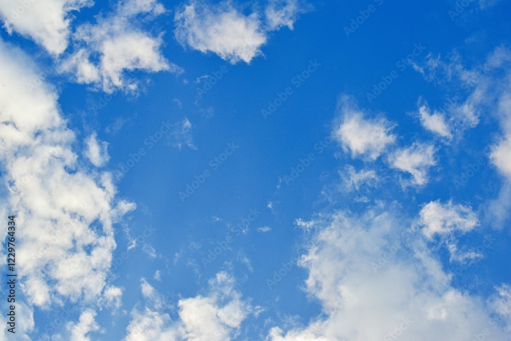 Obraz premium blue sky with clouds