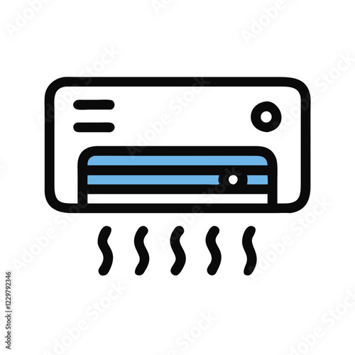 air conditioner icon design