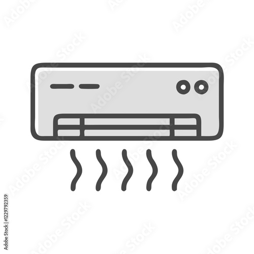 air conditioner icon design