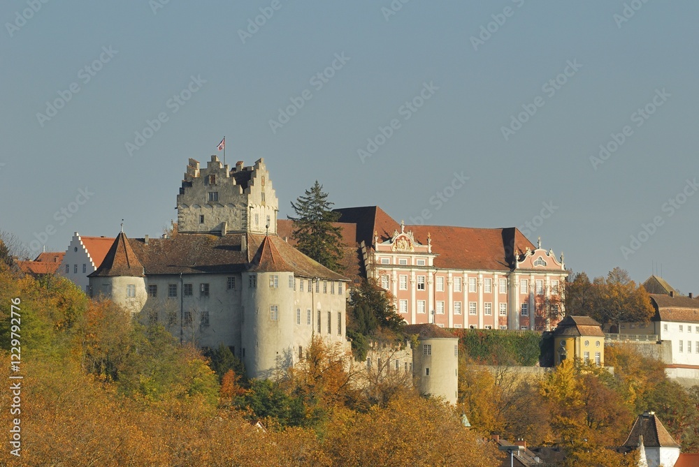 Obraz premium Meersburg - the historical castle - Baden Wuerttemberg, Germany Europe.
