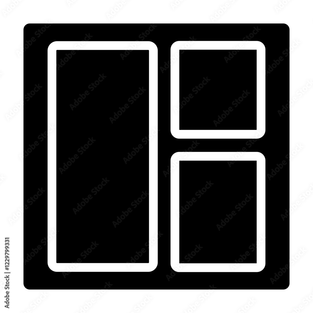 Collage Vector Icon Design Collage Vector Icon Design
