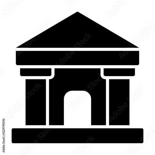 Art Museum Vector  Icon Design
