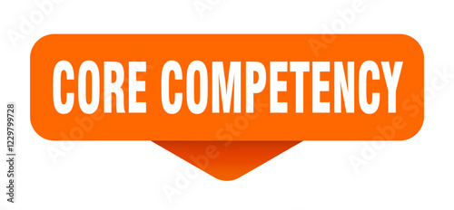 core competency sticker. core competency sign on transparent background
