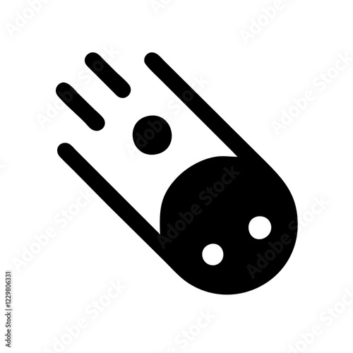 asteroid icon design