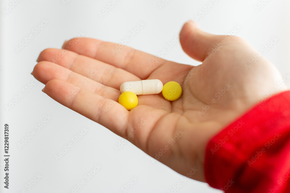 pills in hand pills in hand