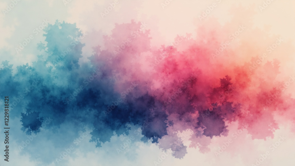 Fototapeta premium Desktop Wallpaper in muted pastels, Generative AI