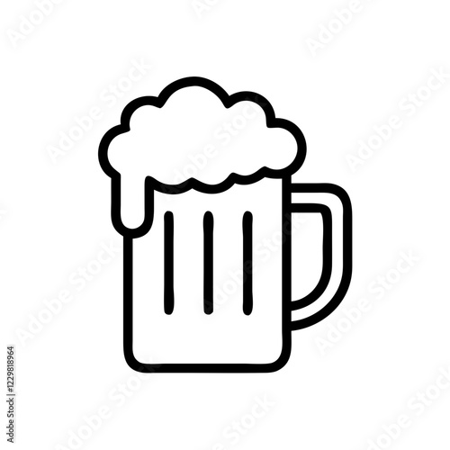 beer mug icon design