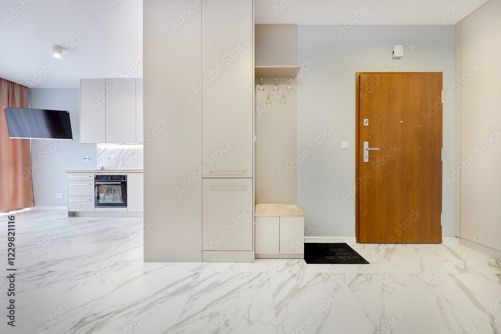 Fototapeta premium Przedpokój w nowym mieszkaniu