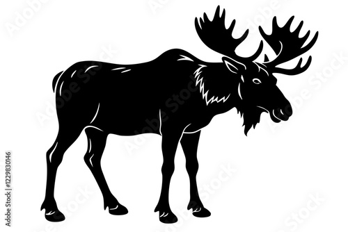 moose silhouette vector