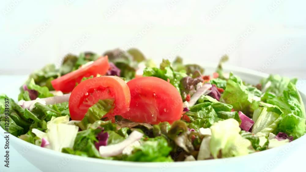 fresh salad with tomatoes fresh salad with tomatoes