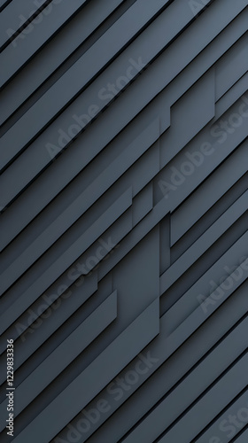 Wallpaper Mural Abstract dark gray lines, geometric texture background, design Torontodigital.ca