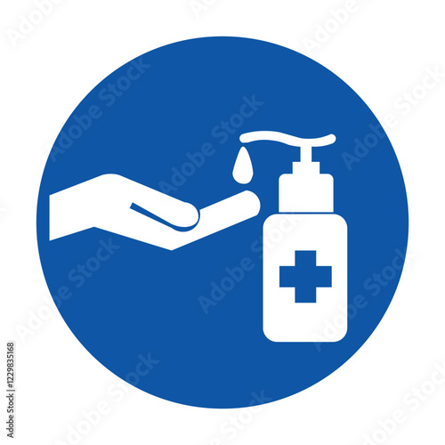 hand washing soap symbol icon