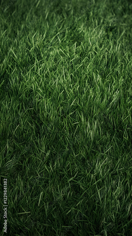 Obraz premium Lush green grass field background