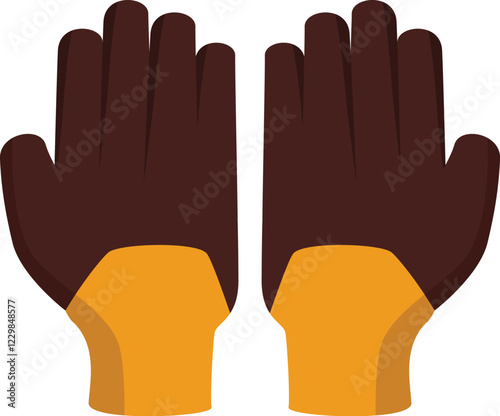 Protective work gloves ensuring safety and grip, ideal for various manual tasks requiring hand protection