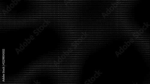 abstract technology dots background. Animated abstract dark dots seamless lopping background. Abstract Digital dot loop background. Big data visualization, tech, science, network connection, halftone.