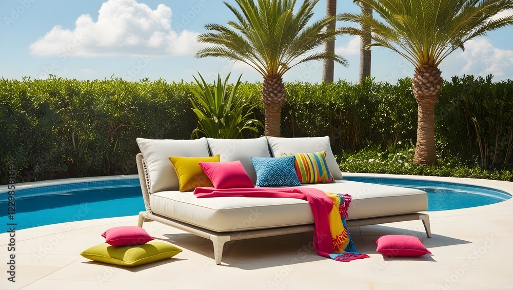 Fototapeta premium pool in the garden